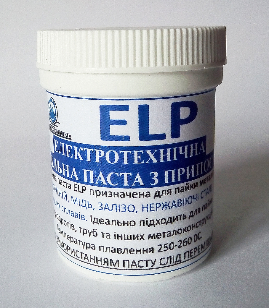 Паяльная паста ELP (150г) (припой + флюс)  ИнтерТехКомплект