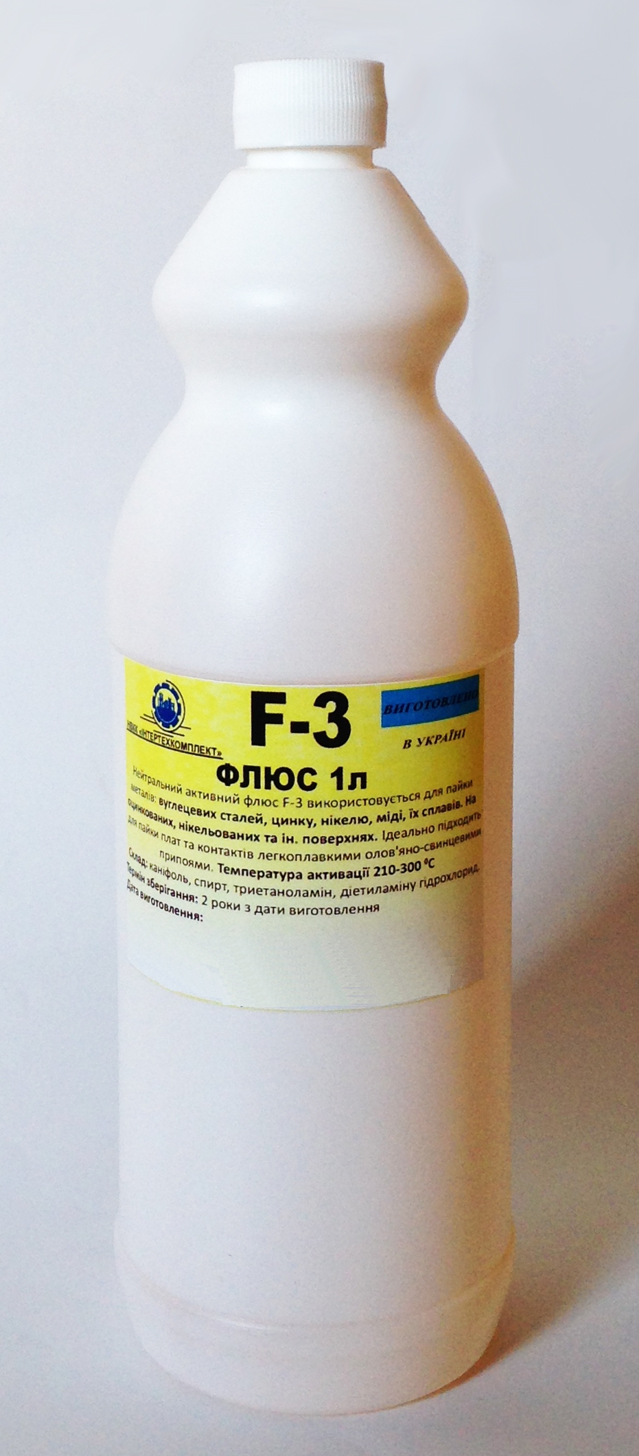 Флюс для пайки F-3 1л ИнтерТехКомплект
