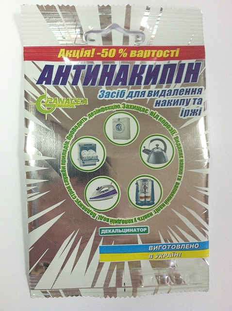 Cредство для удаления накипи ИнтерТехКомплект АНТИНАКИПИН (1 пак.)
