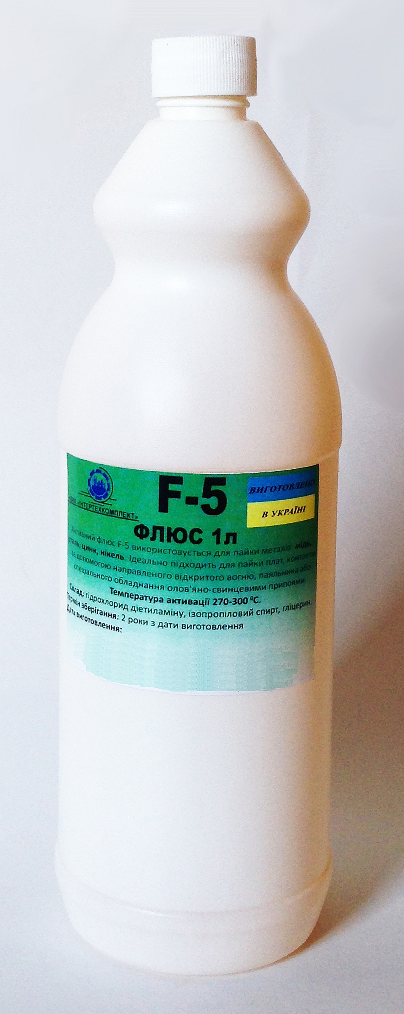 Флюс для пайки F-5 1л ИнтерТехКомплект